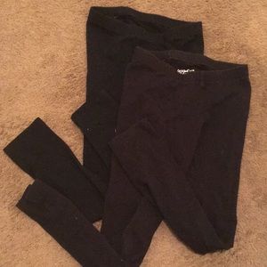 Girls black stretch pants